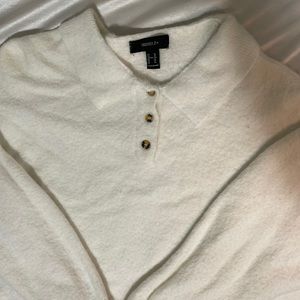 🐇Fuzzy Collared Sweater🐇